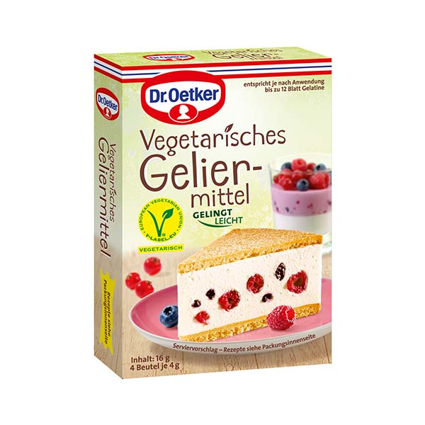 Vegetarisches Geliermittel – Dr. Oetker