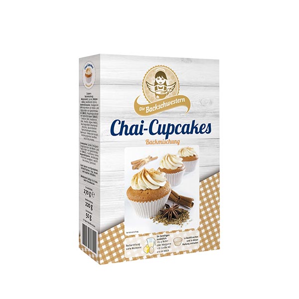 Chai-Cupcakes Backmischung – Die Backschwestern