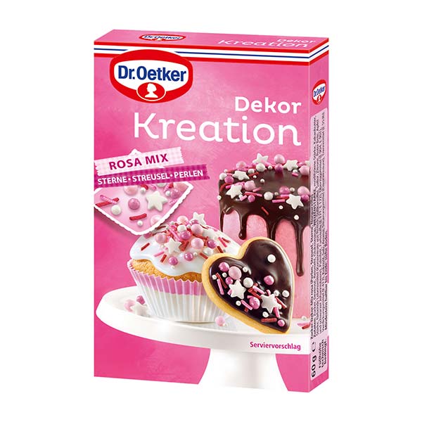 Dekor Kreationen Rosa Mix – Dr. Oetker