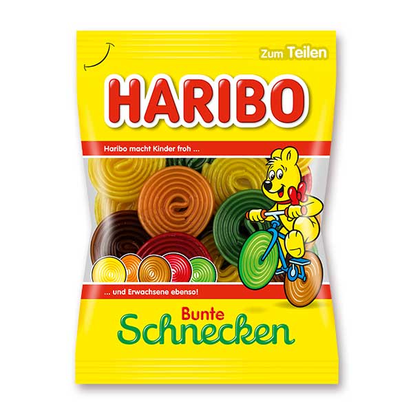 Bunte Schnecken – Haribo