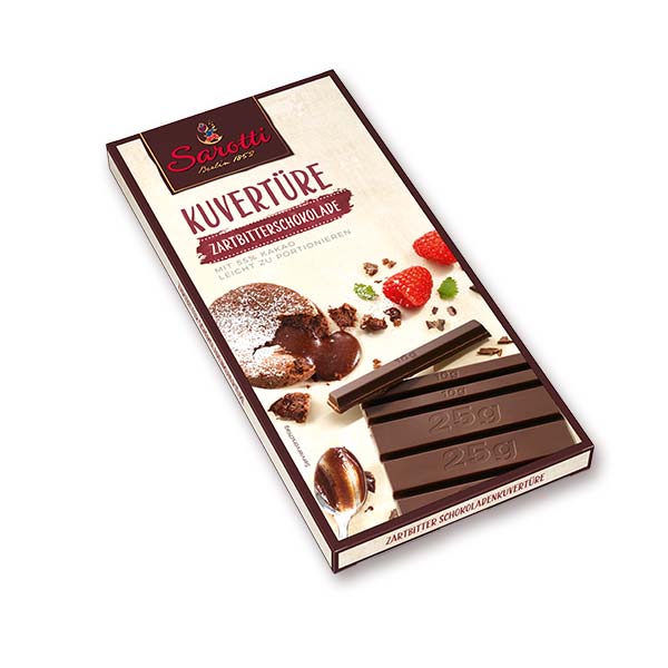 Kuvertüre Zartbitterschokolade