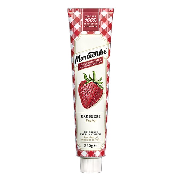 Premium-Fruchtaufstrich Erdbeere – Marmetube