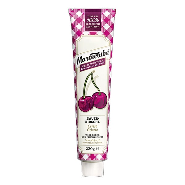 Premium-Fruchtaufstrich Sauerkirsch – Marmetube