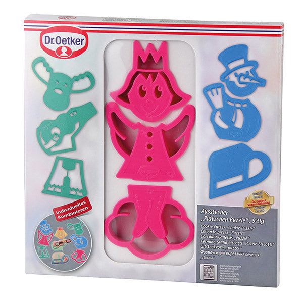 Ausstecher "Plätzchen Puzzle" – Dr. Oetker Küchenhelfer