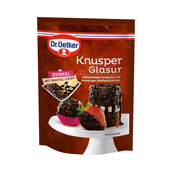 Knusper Glasur dunkel – Dr. Oetker