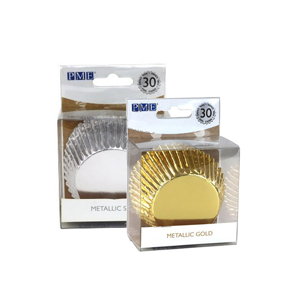 Metallic Baking Cases Gold & Silver – PME