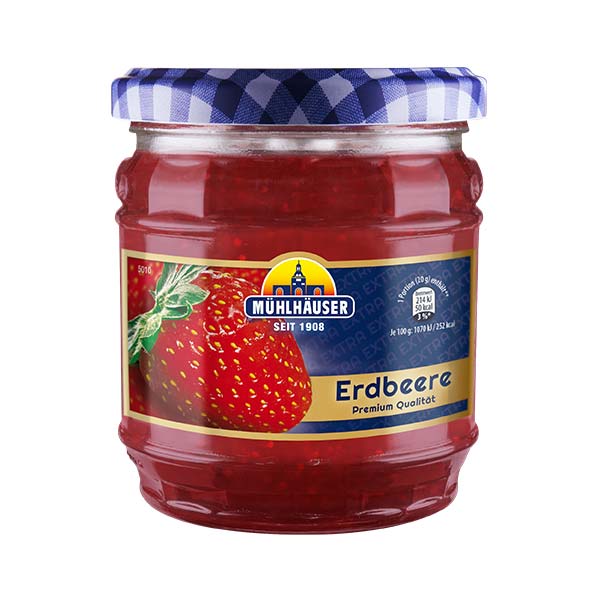 Erdbeer-Konfitüre Extra – Mühlhäuser