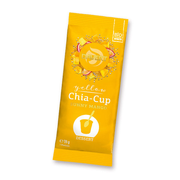 Yellow Chia-Cup Sunny Mango – Davert