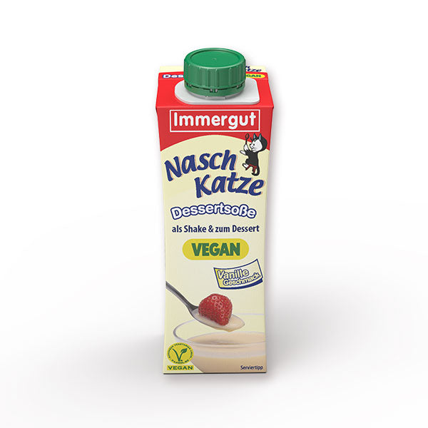 Naschkatze vegane Dessertsoße Vanille – Immergut