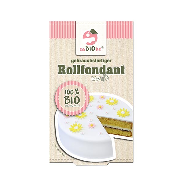 Bio Rollfondant Weiss - Cabioke