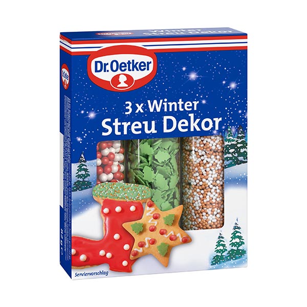 Winter Streu Dekor – Dr. Oetker