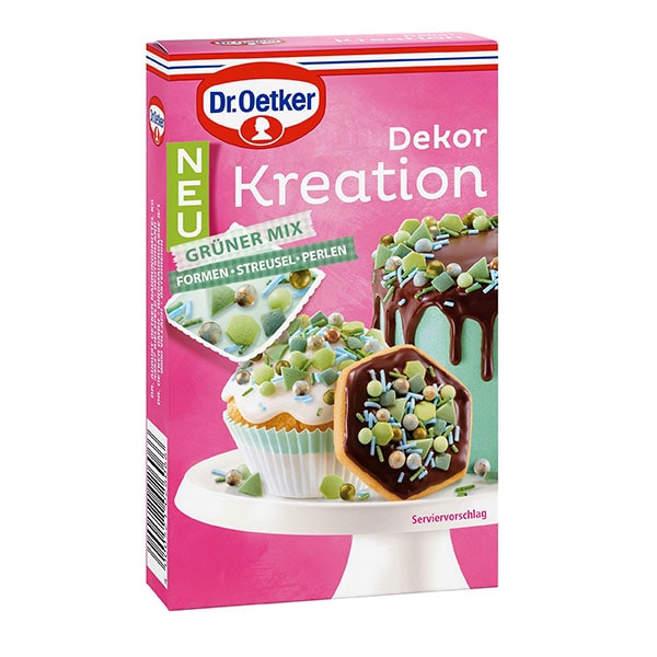 Dekor Kreation Grüner Mix – Dr. Oetker