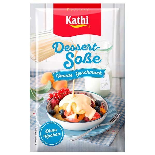 Dessertsoße Vanille Geschmack - Ohne Kochen – Kathi