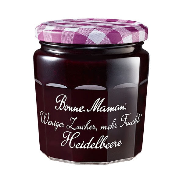 Weniger Zucker, mehr Frucht Heidelbeere Konfitüre – Bonne Maman