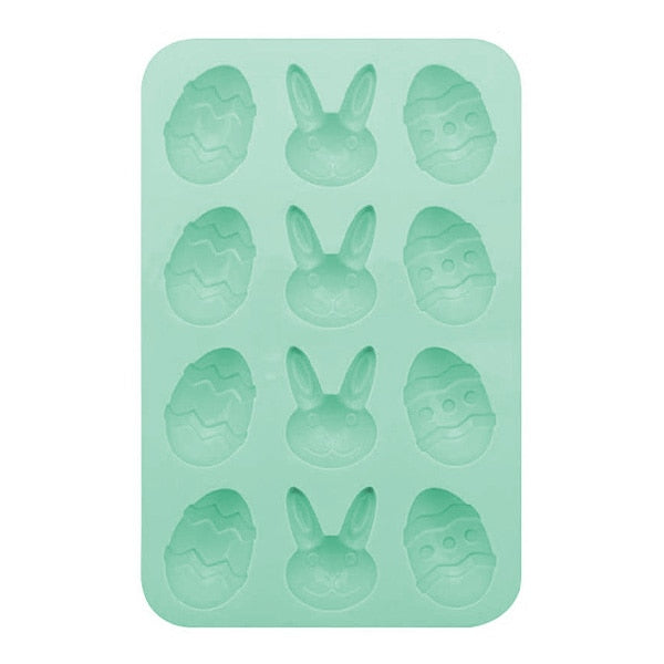 Silikonform Ostern mit Ostereiern & Osterhasen – Meine Backbox