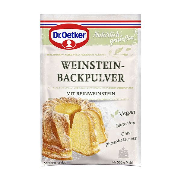 NATÜRLich geniessen Weinstein-Backpulver – Dr. Oetker
