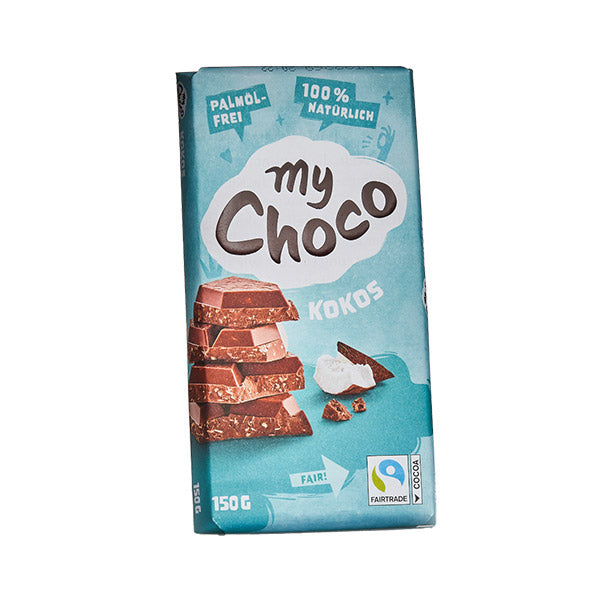 Kokos Vollmilchschokolade – myChoco
