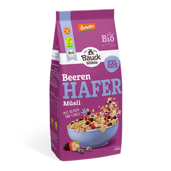Hafer Müsli Beeren XXL – Bauck Mühle