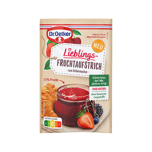 Lieblings-Fruchtaufstrich – Dr. Oetker