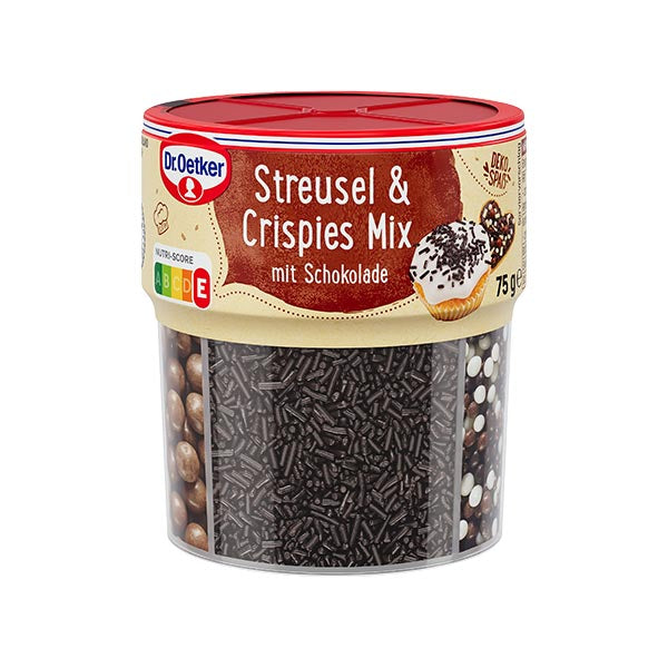 Dr. Oetker – Streusel & Crispies Mix mit Schokolade
