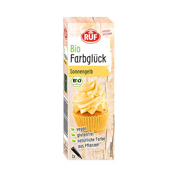 Bio Farbglück Lebensmittelfarbe Sonnengelb