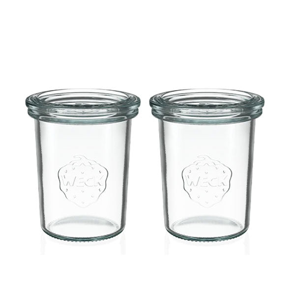 Sturzglas 140 ml mit Glasdeckel