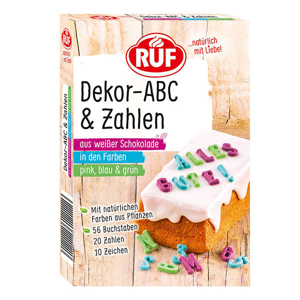 Dekor ABC & Zahlen
