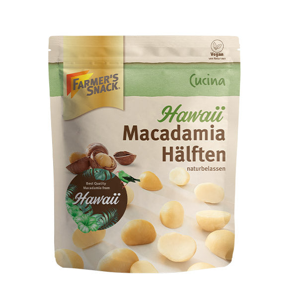 Hawaii Macadamia Hälften, naturbelassen – Framer's Snack