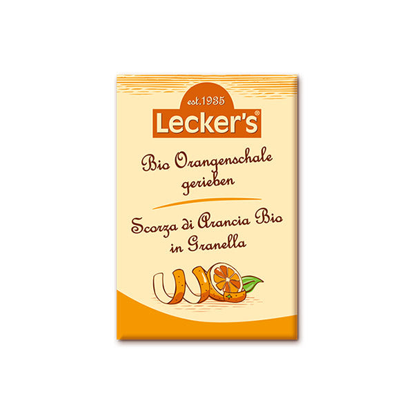 Bio Orangenschale gerieben – Lecker's