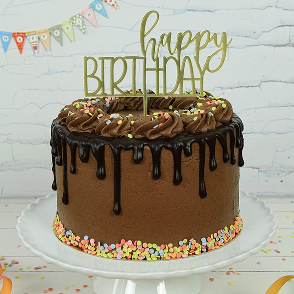 Happy Birthday Cake Topper