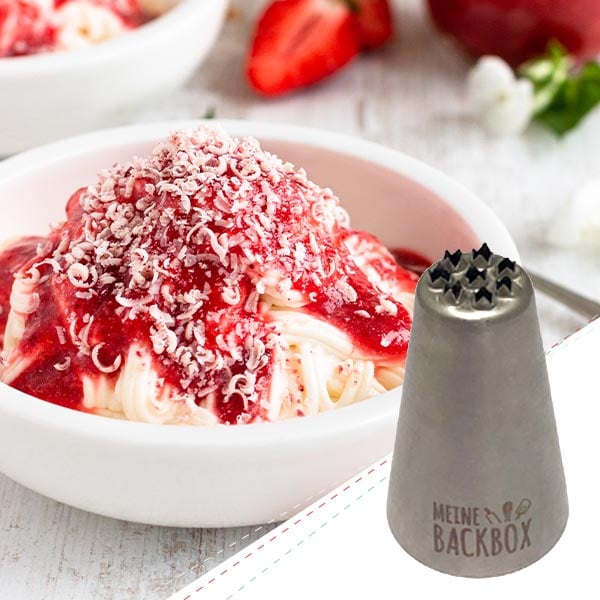 Spaghettitülle Grastülle