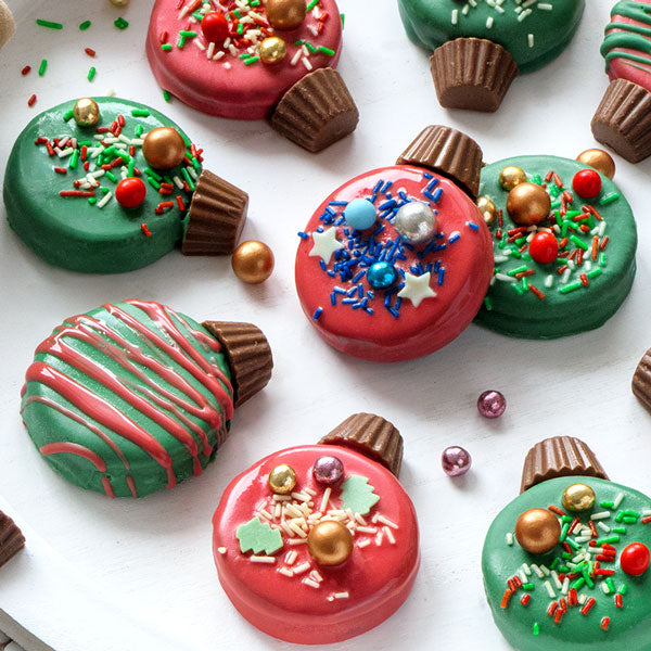 SPRNKLZ Streuselade Bunte Schokostreusel Christbaumkugeln Inspiration