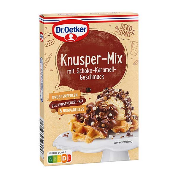 Knusper-Mix Schoko-Karamell-Geschmack – Dr. Oetker
