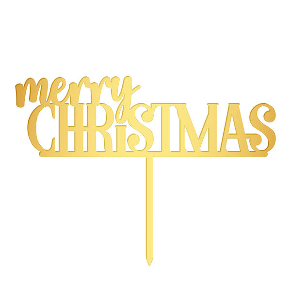 Merry Christmas Cake Topper – Meine Backbox