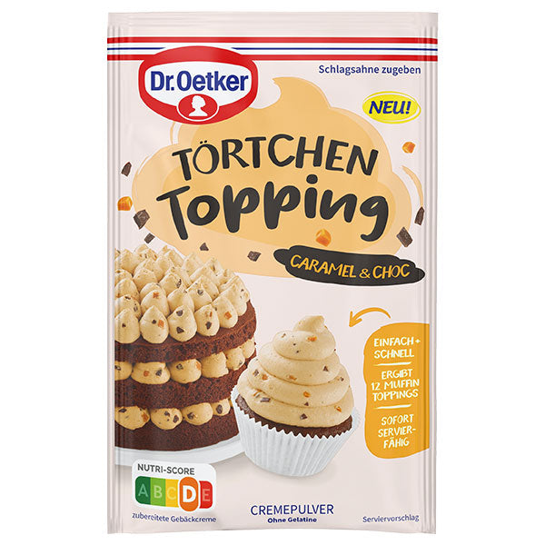 Törtchen Topping Caramel & Choc – Dr. Oetker