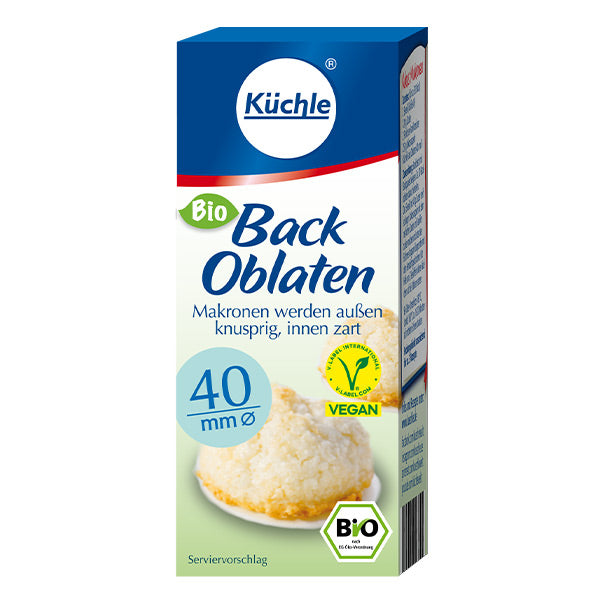 Bio Back Oblaten (Ø 40 mm) – Küchle