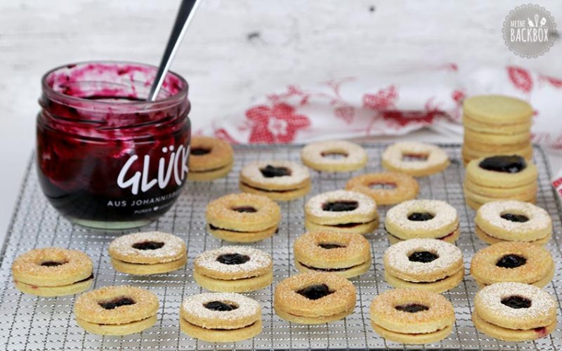 Goldene Linzer Plätzchen Rezept