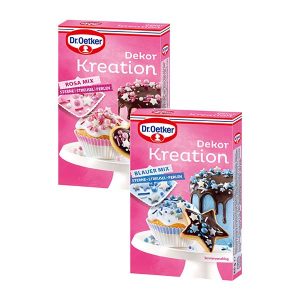 Dr. Oetker Dekor Kreationen rosa & blau