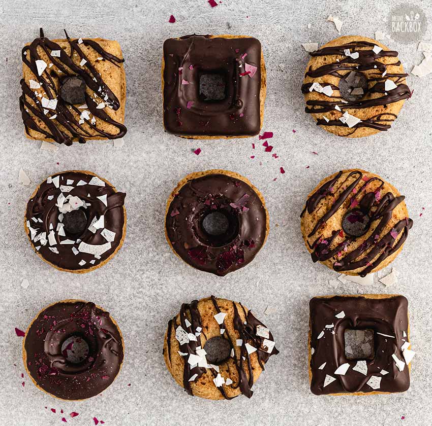 Mini Donuts mit Schokolade