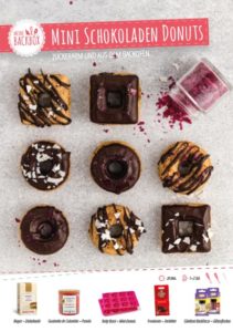 Rezeptkarte Mini Schokoladen Donuts