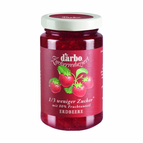 Darbo Zuckerreduzierter Fruchtaufstrich Erdbeere