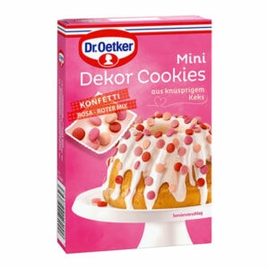 Dr. Oetker Mini Dekor Cookies Rosa Roter Mix