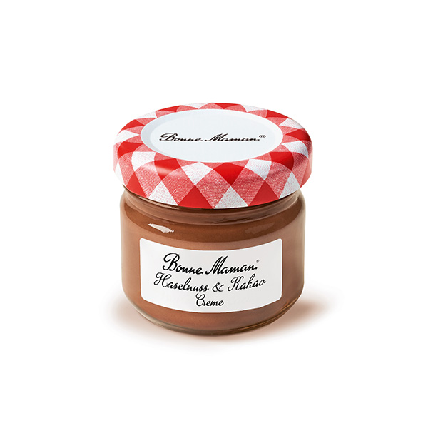 Geschenk für Abonnentinnen: Mini Haselnuss & Kakao Creme von Bonne Maman