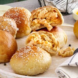 Mac & Cheese gefüllte Milk Buns