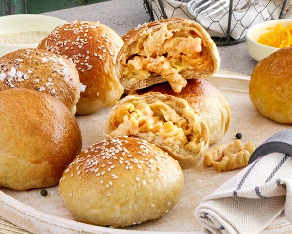 Mac & Cheese gefüllte Milk Buns