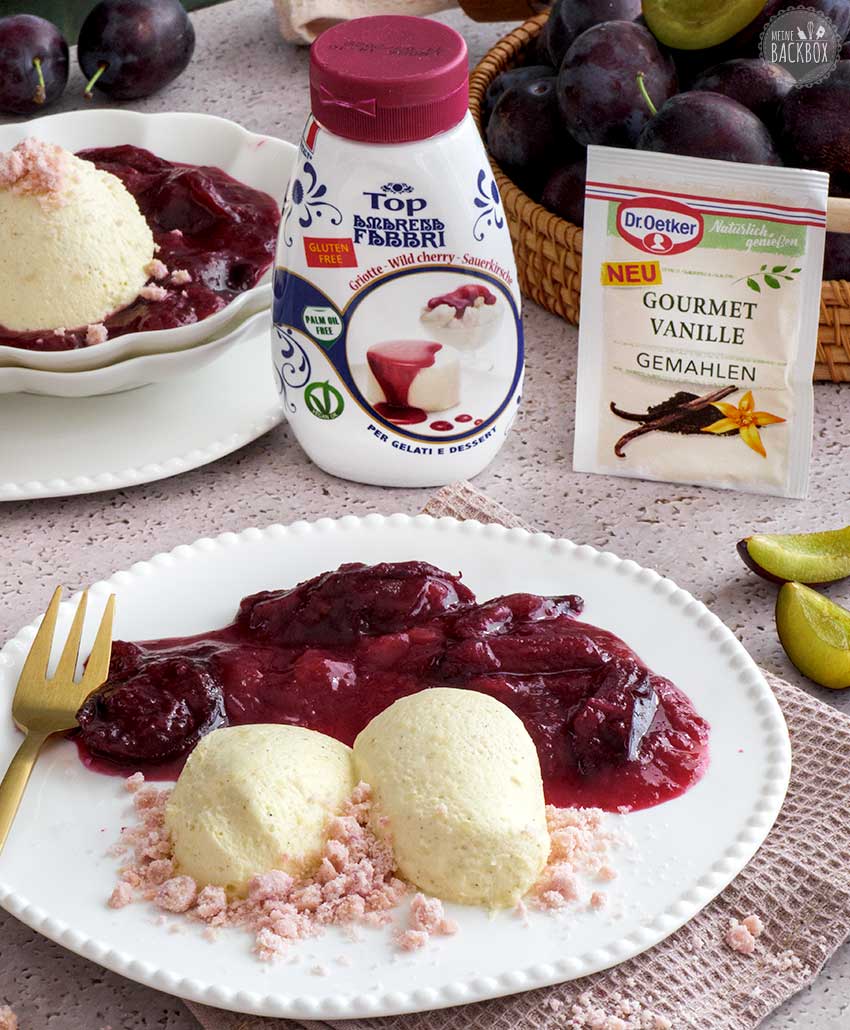 Luftige Vanillemousse mit den Produkten aus der Box