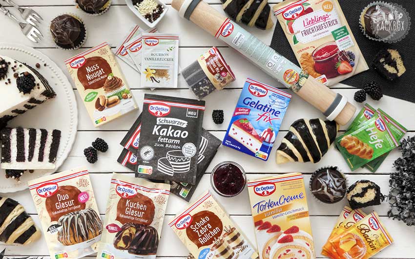 Meine Backbox x Dr. Oetker: Black & White Special Edition Box