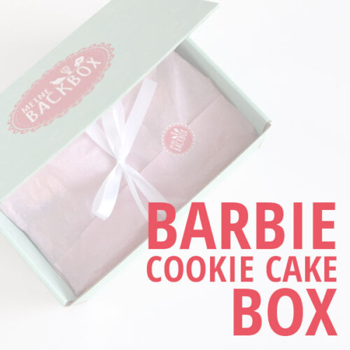 Barbie Cookie Cake Box