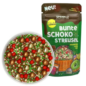 SPRNKLZ Streuselade – Bunte Schokostreusel Weihnachtsglanz Mix