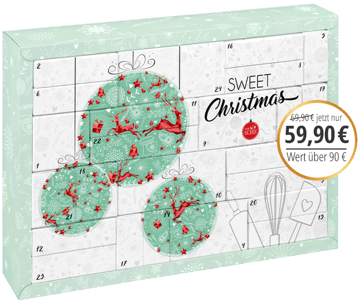 Meine Backbox Back Adventskalender statt 69,90 € jetzt nur 59,90 € mit über 90 € Warenwert